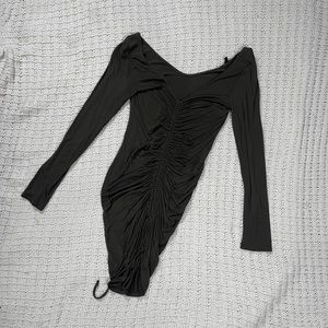 Olive Green Long-sleeve Dress!